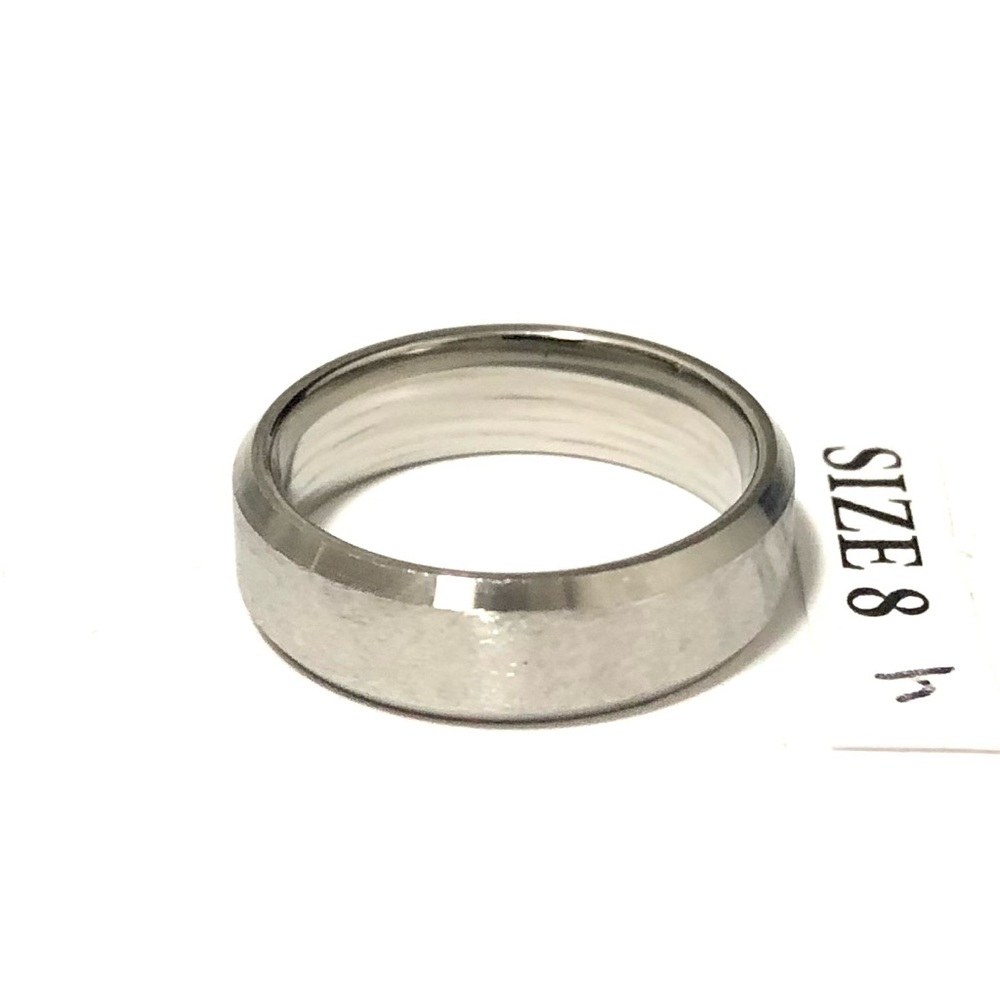 Silver Tone Ring, Size 8
